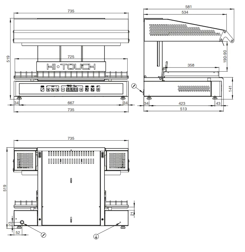 Giorik Hi Touch Fast Salamander - Technical Specifications