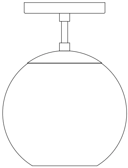 Contemporary Lighting E25150-BKNAB Nucleus LED Flush Mount