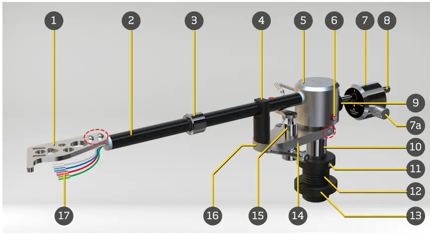 VERTERE Audio Super Groove Precision Tonearm - Overview 1