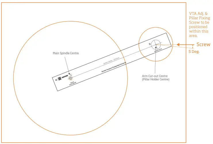 VERTERE Audio Super Groove Precision Tonearm - Using the Counterweight Location Device for transit 4