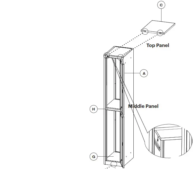 ADIR Corp ADI629-202 Double Tier Locker - Assembly Instructions 1