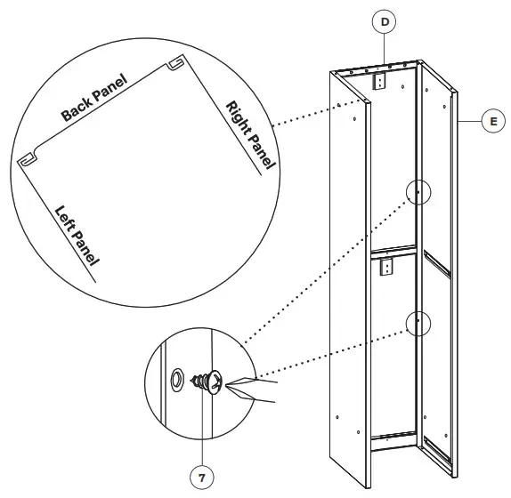 ADIR Corp ADI629-202 Double Tier Locker - Assembly Instructions 2