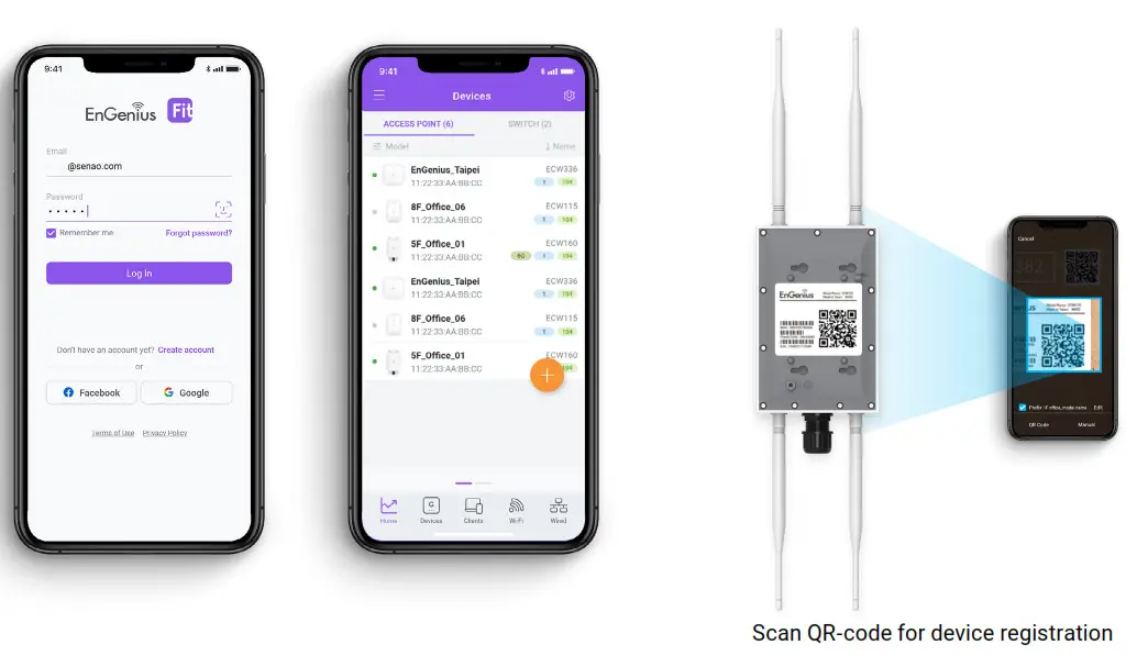 EnGenius EWS850-FIT Fit Wi-Fi 6 2×2 Outdoor Wireless Access Point - 12