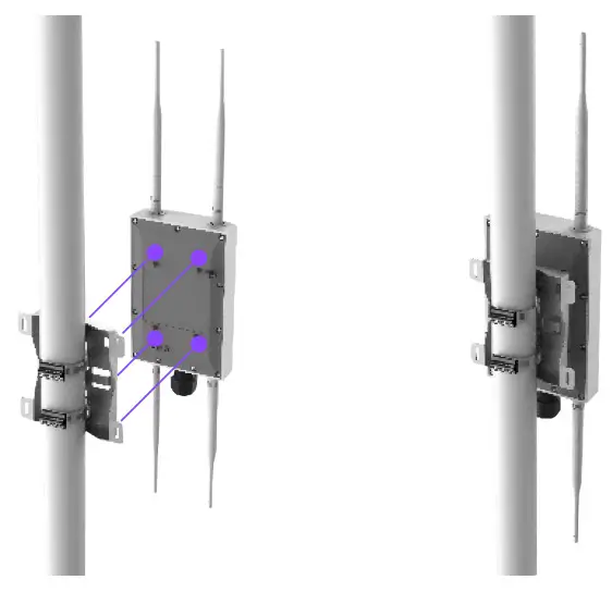 EnGenius EWS850-FIT Fit Wi-Fi 6 2×2 Outdoor Wireless Access Point - 8