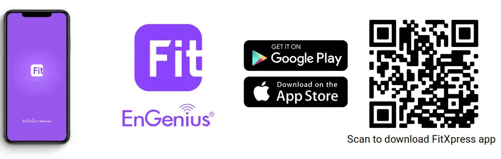 EnGenius EWS850-FIT Fit Wi-Fi 6 2×2 Outdoor Wireless Access Point - QR CODE