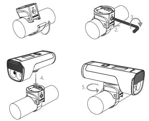 OLIGHT ALLTY 2000 Bicycle Light - HOW TO INSTALL 1