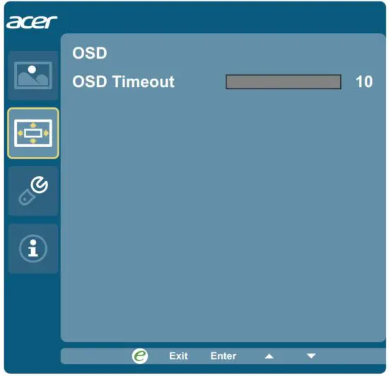 FIG 18 Adjusting the OSD position