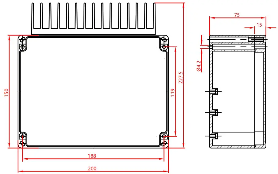 BROMIC HEATING Tungsten Smart Heat Electric Wireless Dimmer Controller - TECHNICAL SPECIFICATIONS