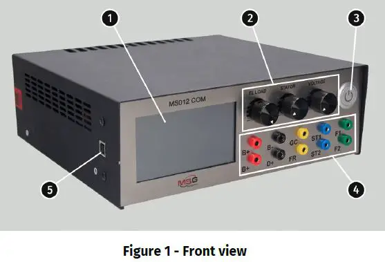MSG MS012 COM Tester for Diagnostics of Alternator's Voltage Regulators-1