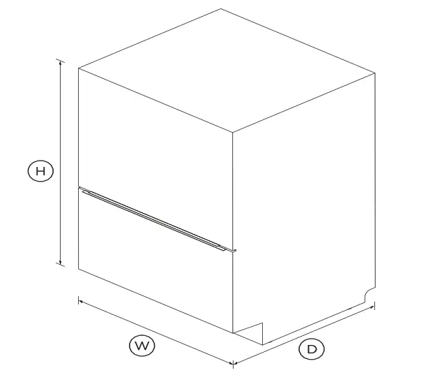 FISHER PAYKEL DD24DTI9 N Integrated Double DishDrawer Dishwasher Talla Sanitize - Figure 1