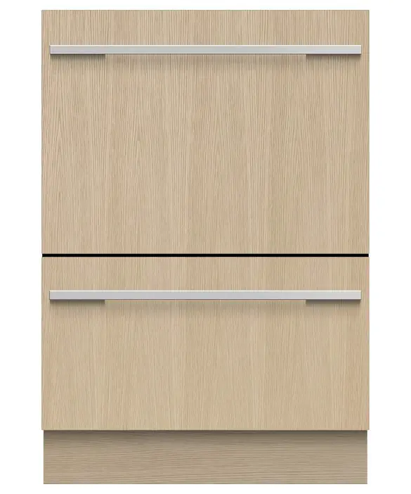 FISHER PAYKEL DD24DTI9 N Integrated Double DishDrawer Dishwasher Talla Sanitize