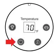 DW DARTWOOD 1000ml (34oz) Small Dehumidifier User Manual - To turn off the dehumidifier