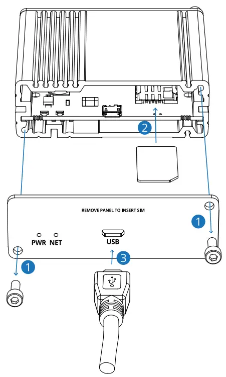 TELTONIKA TRM250 Industrial Cellular -HARDWARE INSTALLATION