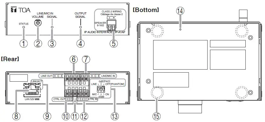TOA-IP-A1AF-IP-Audio-Interface-7
