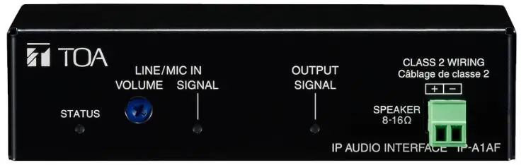 TOA-IP-A1AF-IP-Audio-Interface
