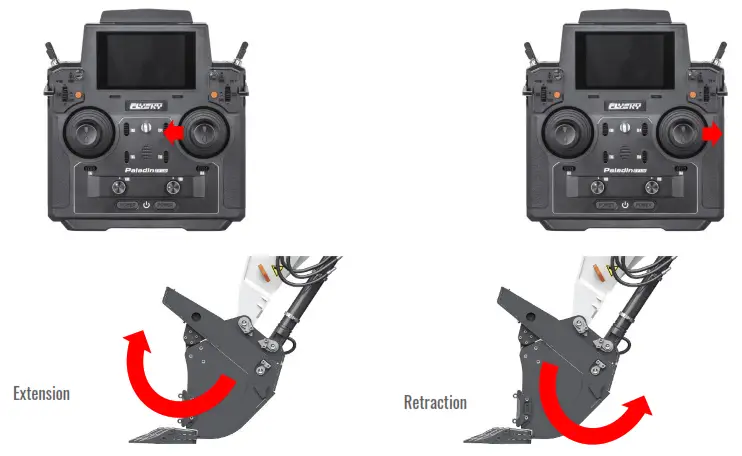 AMEWI K970-200 Kabolite Metal Forward Shovel Hydraulic RTR Excavator - 19