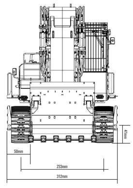 AMEWI K970-200 Kabolite Metal Forward Shovel Hydraulic RTR Excavator - 27