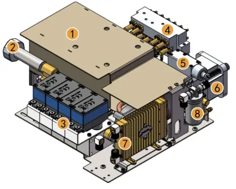 AMEWI K970-200 Kabolite Metal Forward Shovel Hydraulic RTR Excavator - 28
