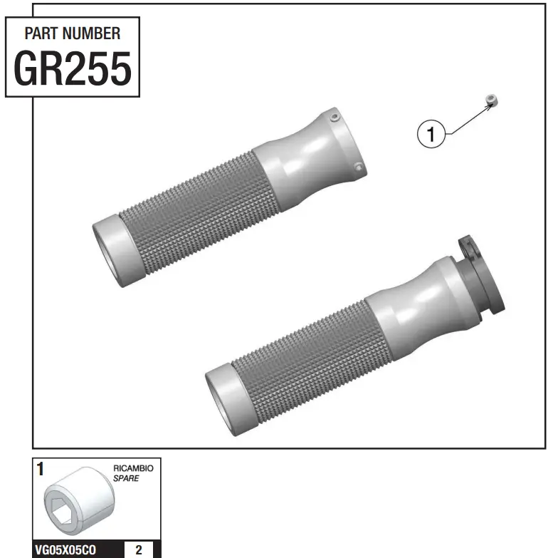rizoma GR255 Grips Sport - Fig 1