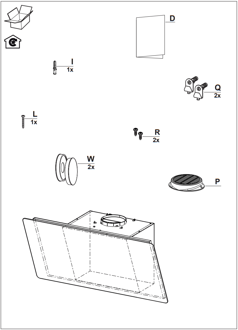 FRANKE FSMA 605 Smart Angled Hood