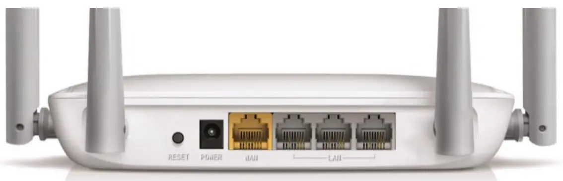 MERCUSYS 300Mbps Enhanced Wireless N Router MW325R - Rear Panel