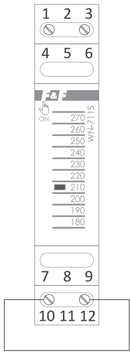 F F WN-711S Voltage Indicator - Wiring diagram 3