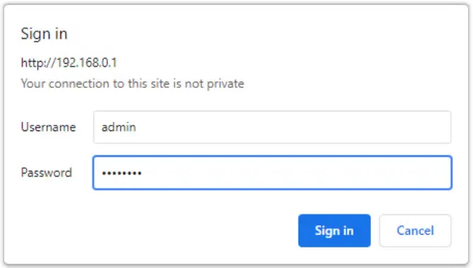 RICELAKE CW 90 90X Checkweighing Indicators - Web Manager Sign in Prompt