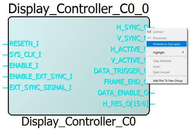 Microsemi UG0649 Display Controller 9