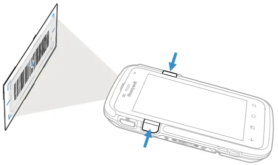 Honeywell Dolphin CT60 - SCAN BUTTON