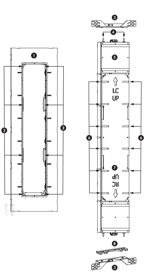 MARTIN LOGAN Statement40XW Flagship Performance In-Wall Line Source Speaker - 2