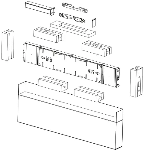 MARTIN LOGAN Statement40XW Flagship Performance In-Wall Line Source Speaker - Box 1