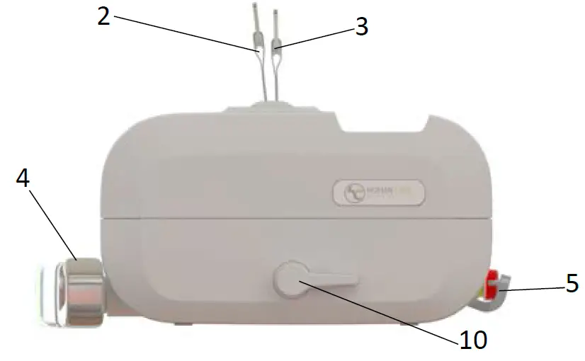 HUMAN CARE 55300H Roomer S Overhead Lift with Hanger Bar Suspending the lift 1