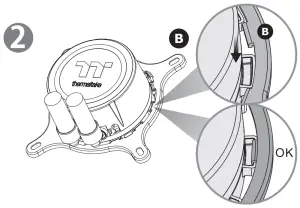 thermaltake CLW0222-B Water 3.0 Performer C with Low Noise Cable - Clip1