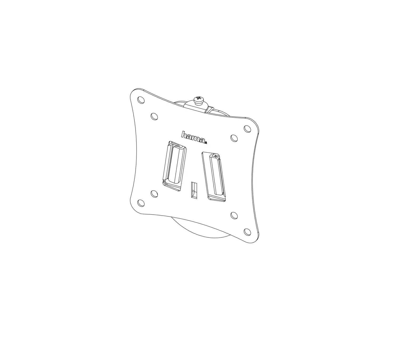 Hama 00108720 Tv Wall Bracket Instruction Manual