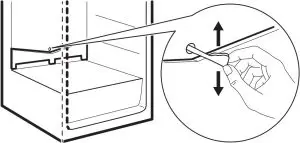 Defrosting of the refrigerator