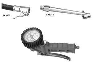 SEALEY Air Line Pressure Gauge Tyre Inflator Clip - MAINTENANCE