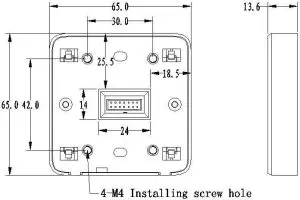 FIG 6 Product Installation Dimensions