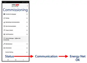 solaredge ENET HBNP 01 Energy Net Kit - Verify Connection 6
