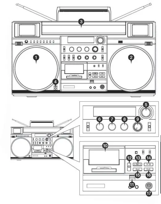 ANT POWER Mini M90 Bluetooth Mini Stereo Radio - fig3