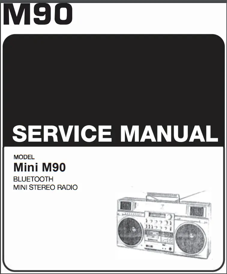 ANT POWER Mini M90 Bluetooth Mini Stereo Radio