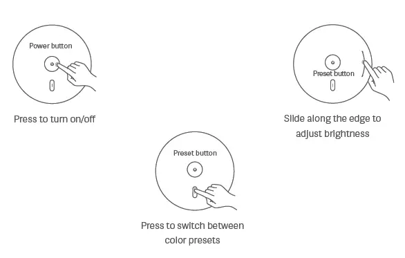 Place the lamp on a bedside table