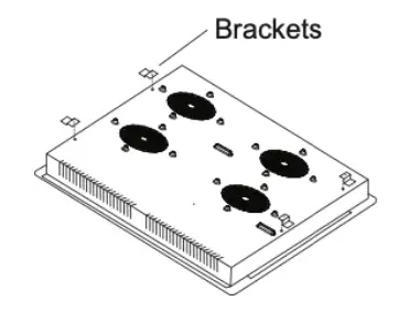eurotech ED IC302 ED IC302 30cm Induction Cooktop - BRACKETS