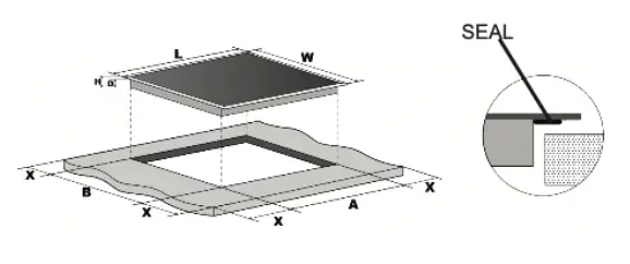 eurotech ED IC302 ED IC302 30cm Induction Cooktop - SEAL