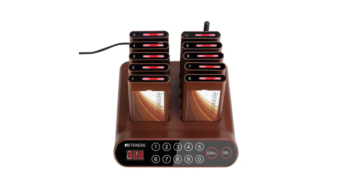 Retekess T116a Queue Wireless Calling System User Manual