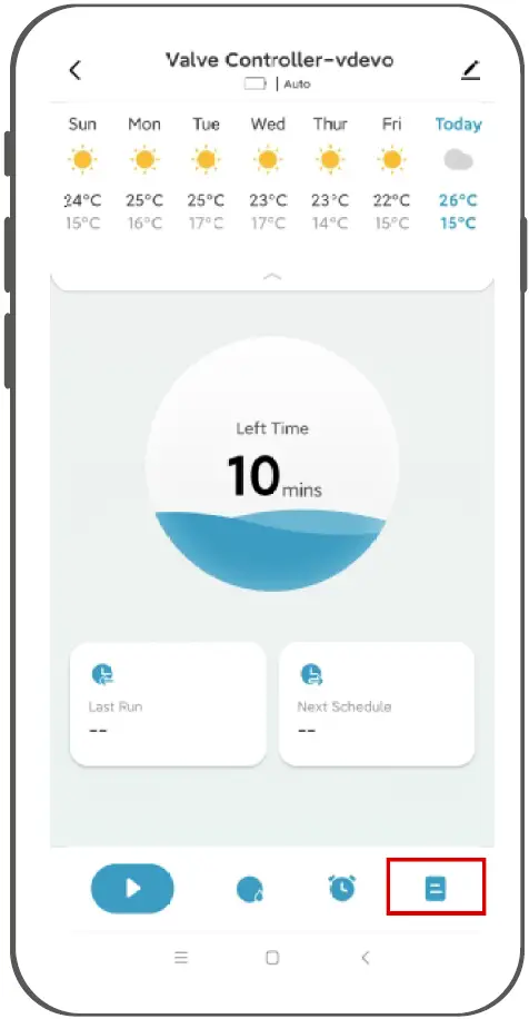 View Watering Record 01