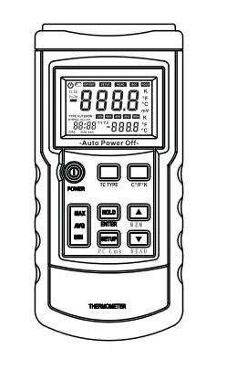 MASTECH MS6513 Digital Thermometer fig1