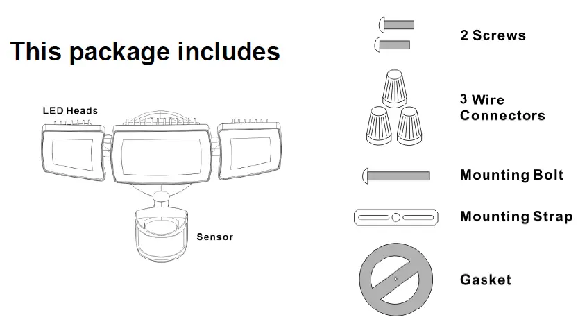 Shenzhen Ustellar Technology UT88105 Motion Activated Security Light-1
