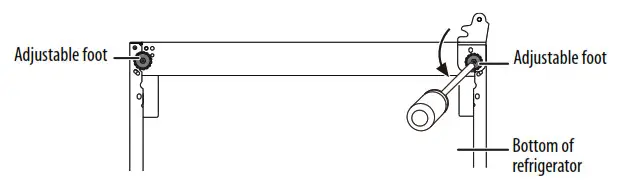 INSIGNIA Refrigerator - Lay the refrigerator on its back