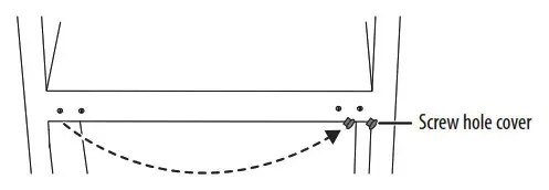 INSIGNIA Refrigerator - Screw hole cover