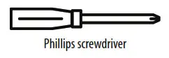 Phillips screwdriver